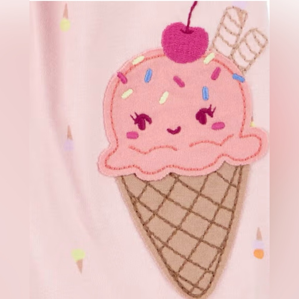 Carter’s Baby Ice Cream Snap-Up Romper - 18M - Picture 2 of 7